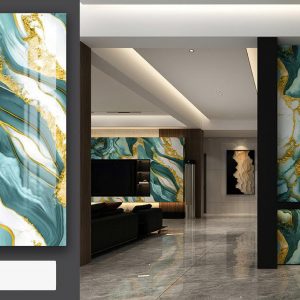 4x10 Feet UV Marble ROLL