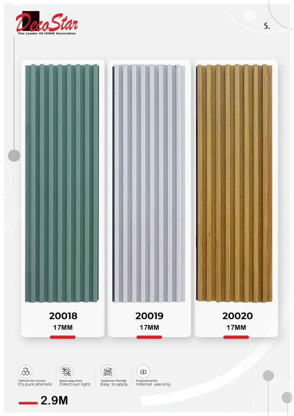 WPC 17 MM LOUVERS